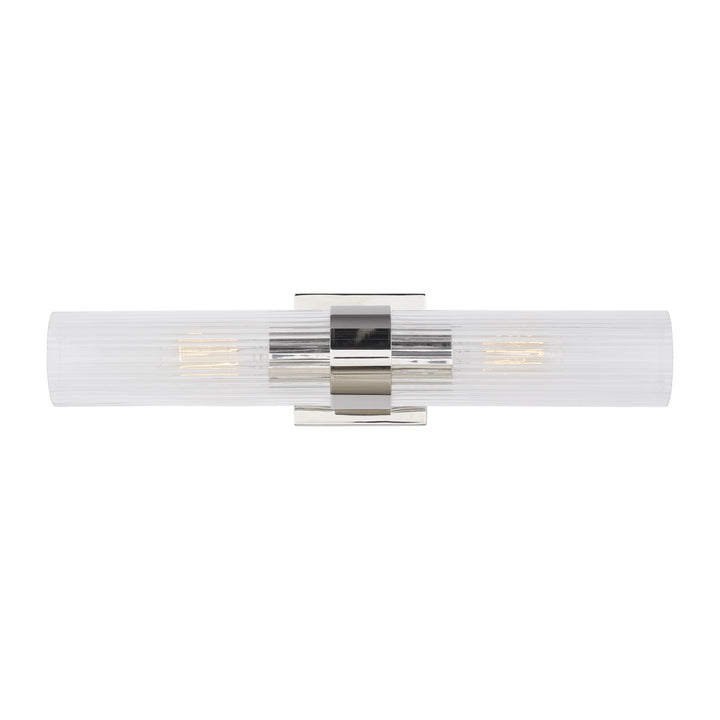 Visual Comfort Studio Geneva CV1022PN Bath Vanity Light 5 in. wide - Polished Nickel