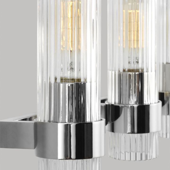 Visual Comfort Studio Geneva CV1023PN Bath Vanity Light 23 in. wide - Polished Nickel