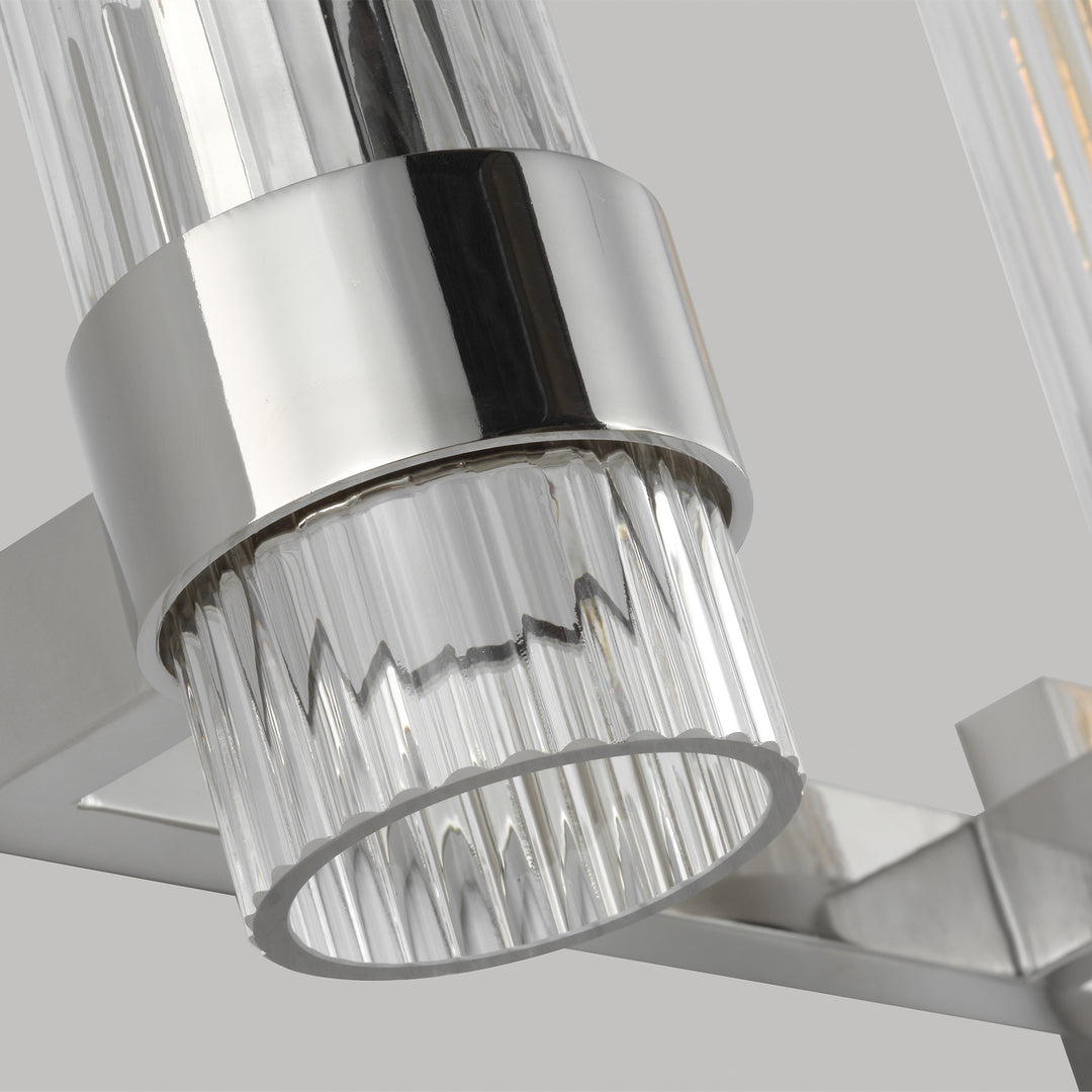 Visual Comfort Studio Geneva CV1024PN Bath Vanity Light 30 in. wide - Polished Nickel