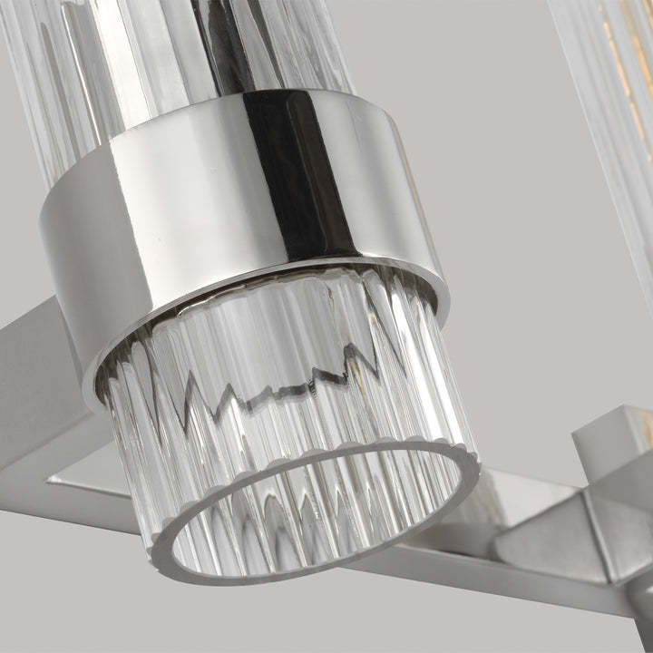 Visual Comfort Studio Geneva CV1024PN Bath Vanity Light 30 in. wide - Polished Nickel