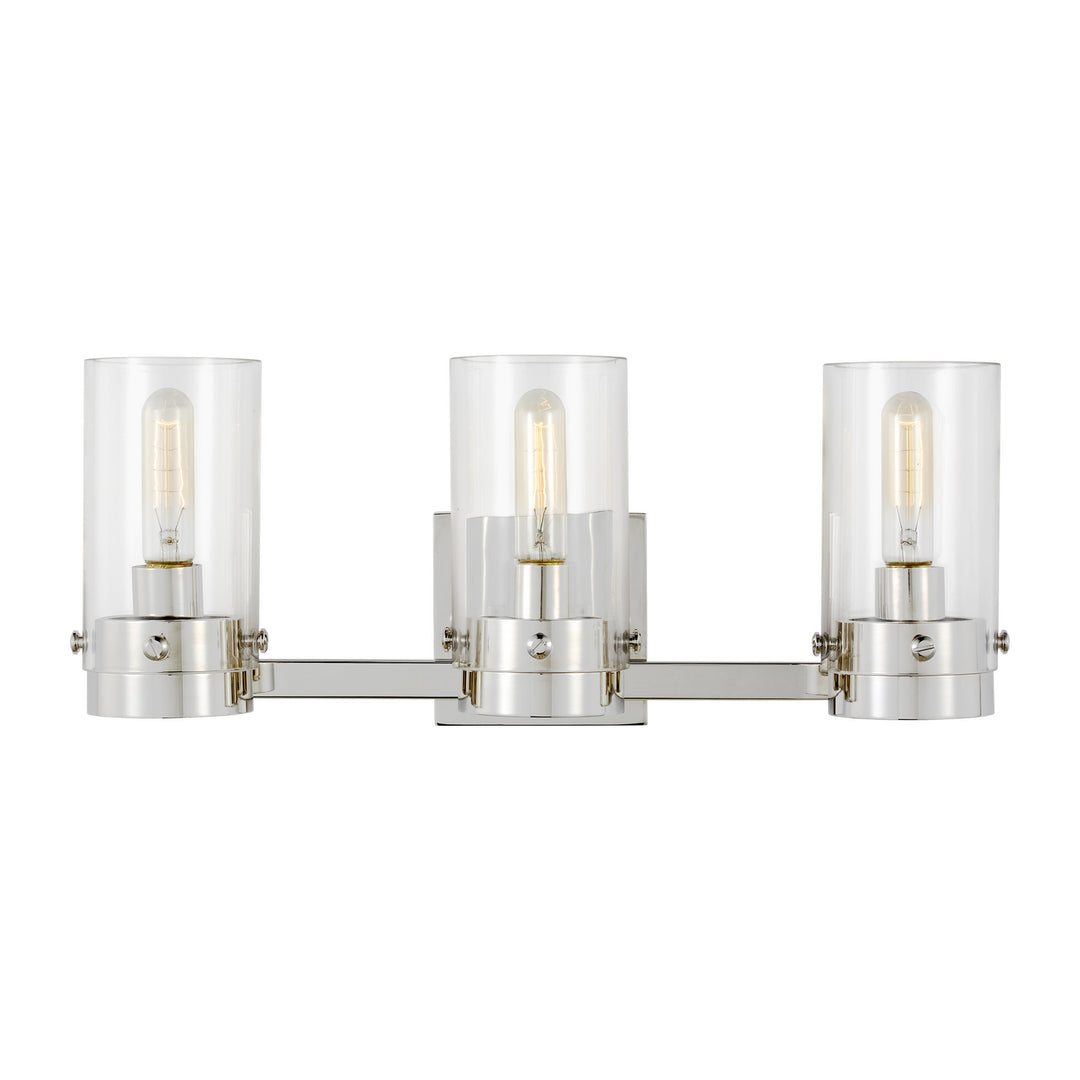 Visual Comfort Studio Garrett CW1003PN Bath Vanity Light 22 in. wide - Polished Nickel