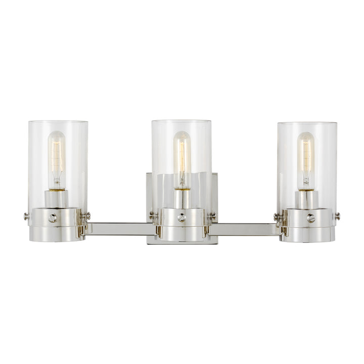Visual Comfort Studio Garrett CW1003PN Bath Vanity Light 22 in. wide - Polished Nickel
