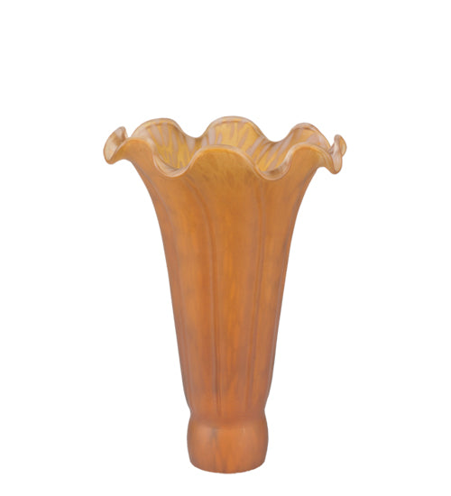 Meyda Tiffany Lighting 10162 Amber Pond Lily Shade Lamp Shade Bronze / Dark