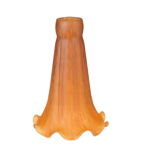 Meyda Tiffany Lighting 10162 Amber Pond Lily Shade Lamp Shade Bronze / Dark