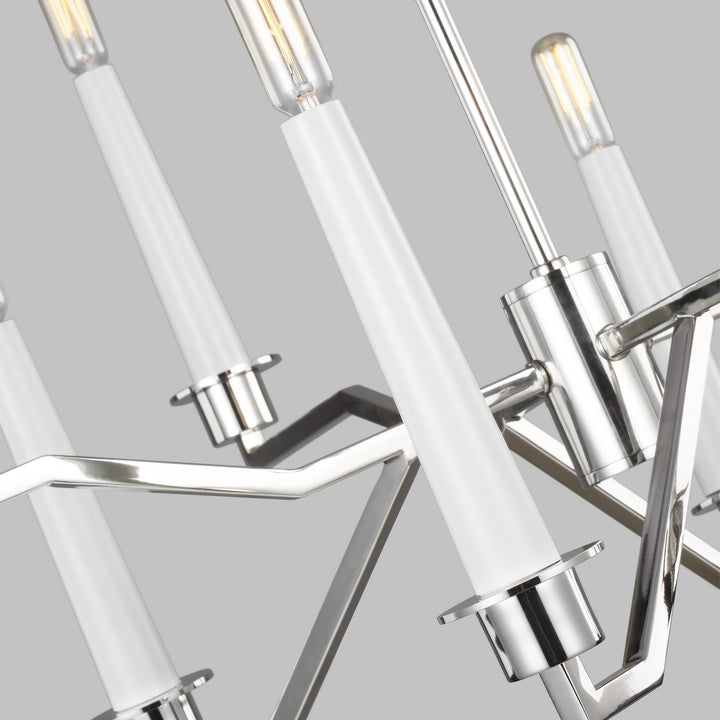 Visual Comfort Studio Hopton EC1108PN Chandelier Light - Polished Nickel