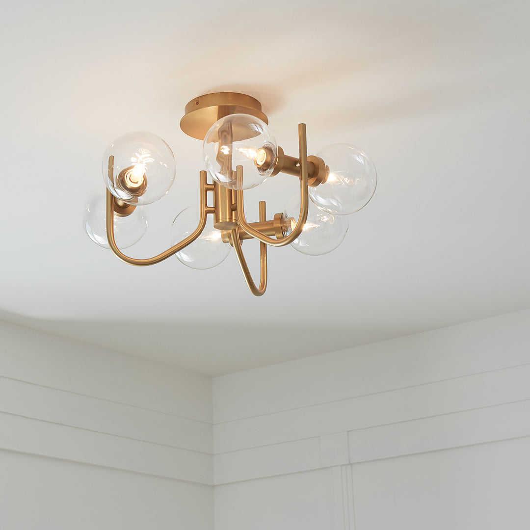 Visual Comfort Studio Verne EF1036BBS Ceiling Light - Burnished Brass