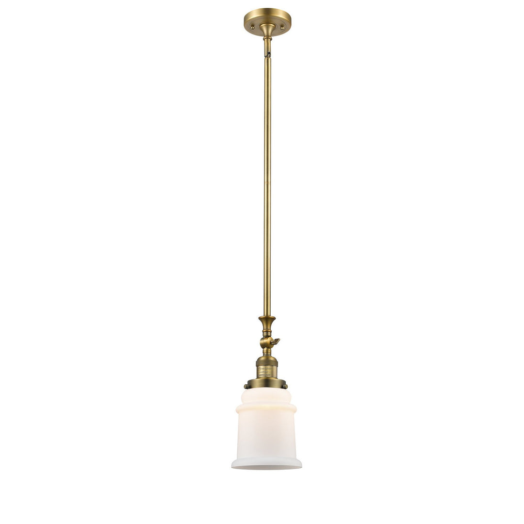 Innovations Franklin Restoration 206-BB-G181 Pendant Light - Brushed Brass