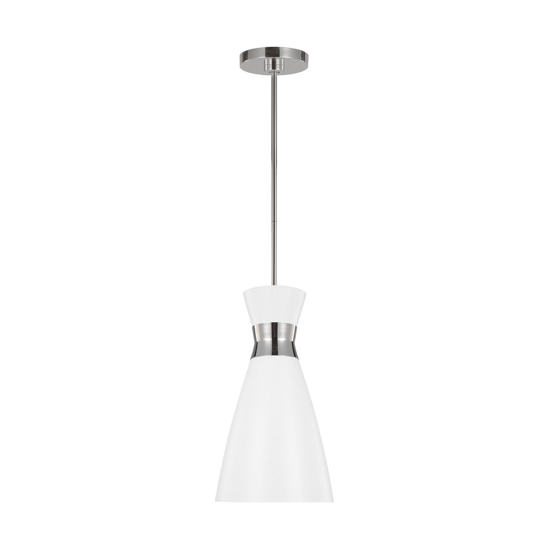 Visual Comfort Studio Heath EP1221MWTPN Pendant Light - Polished Nickel