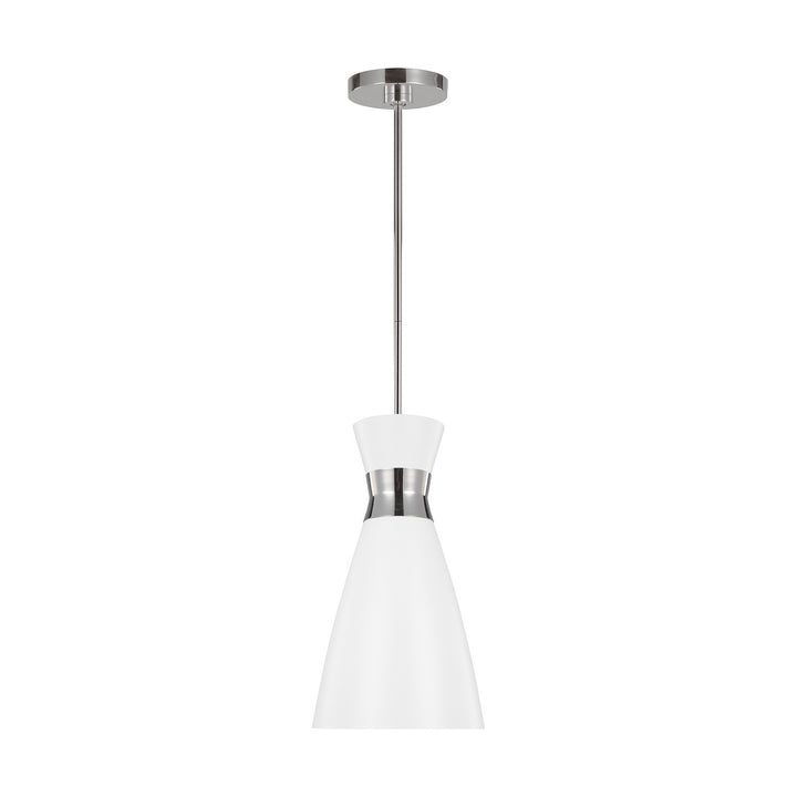 Visual Comfort Studio Heath EP1221MWTPN Pendant Light - Polished Nickel