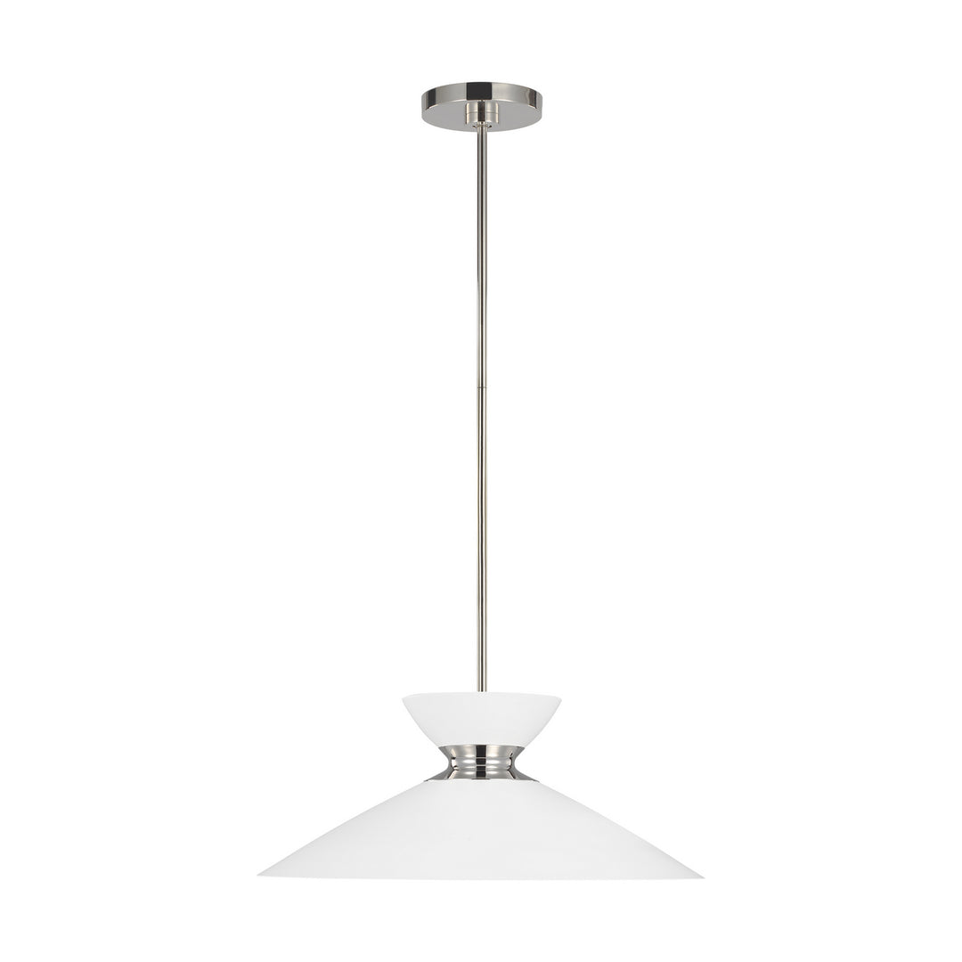 Visual Comfort Studio Heath EP1231MWTPN Pendant Light - Polished Nickel