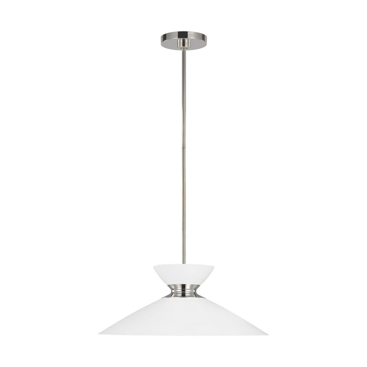 Visual Comfort Studio Heath EP1231MWTPN Pendant Light - Polished Nickel