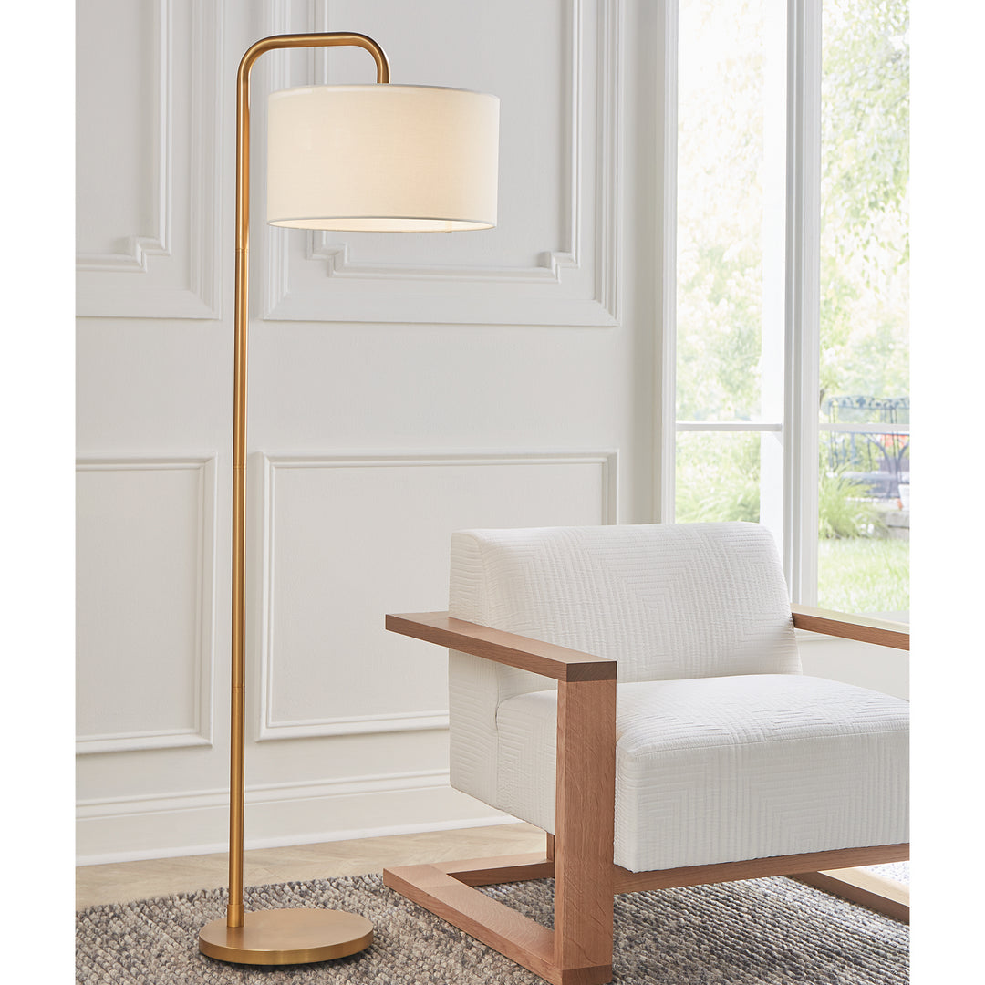 Visual Comfort Studio ET1341BBS1 Dean One Light Floor Lamp Lamp Brass