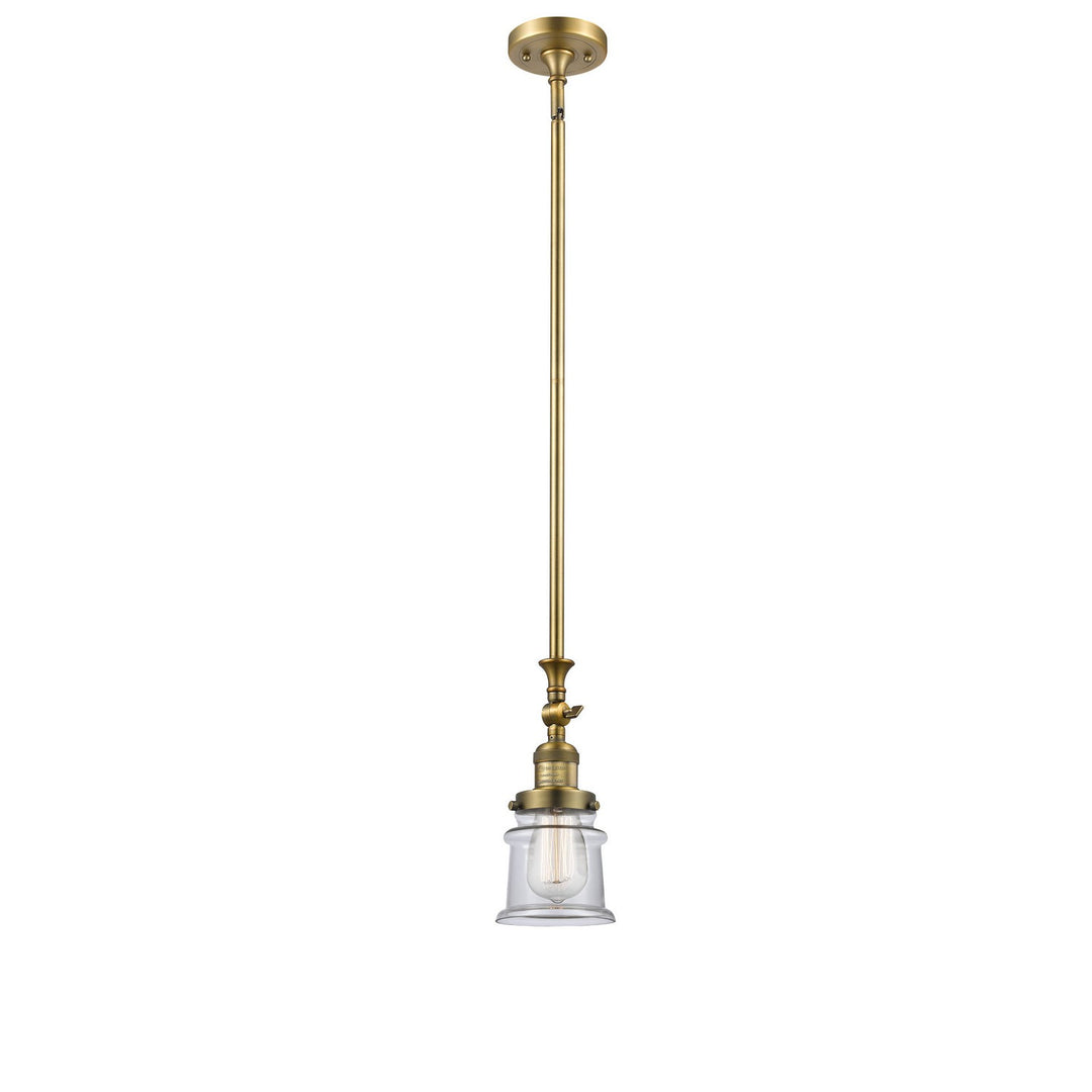 Innovations Franklin Restoration 206-BB-G182S-LED Pendant Light - Brushed Brass