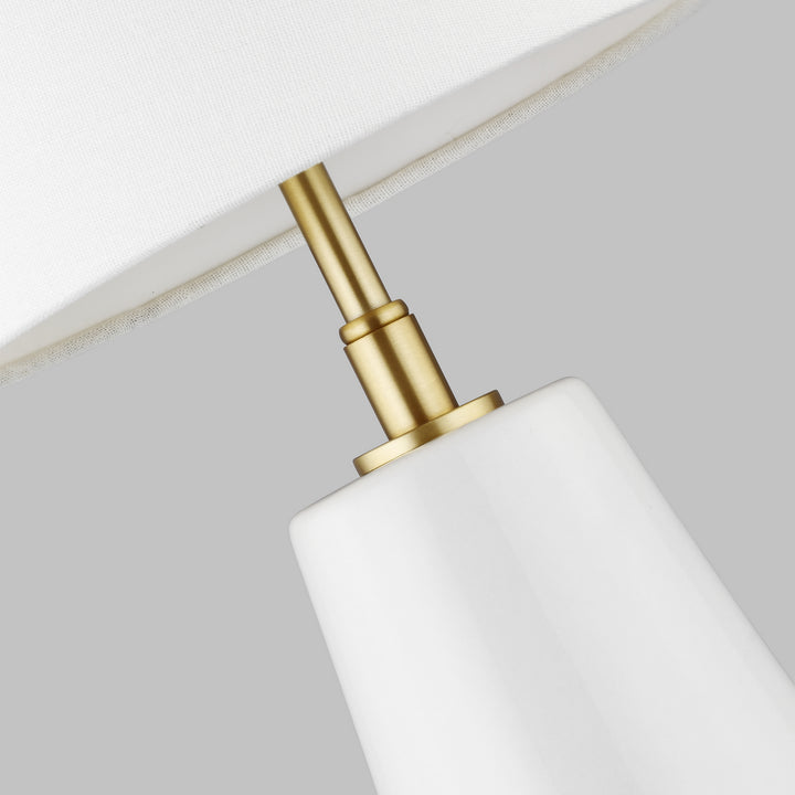Visual Comfort Studio KT1201ARC1 Lorne One Light Table Lamp Lamp White
