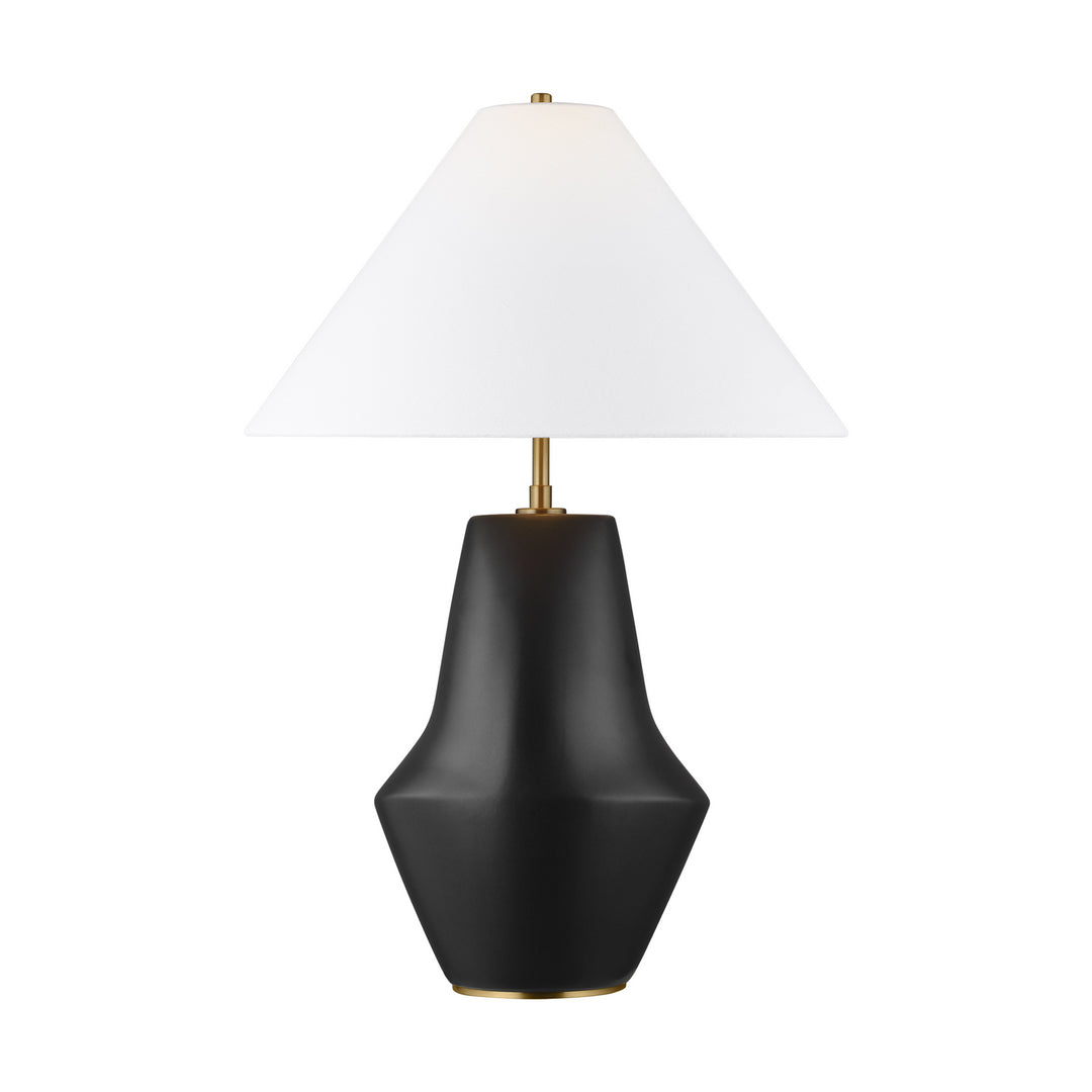 Visual Comfort Studio KT1221COL1 Contour One Light Table Lamp Lamp Black
