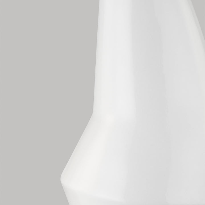 Visual Comfort Studio KT1231ARC1 Contour One Light Table Lamp Lamp White