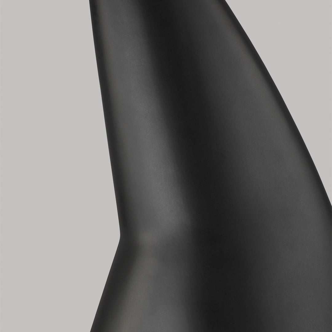 Visual Comfort Studio KT1231COL1 Contour One Light Table Lamp Lamp Black