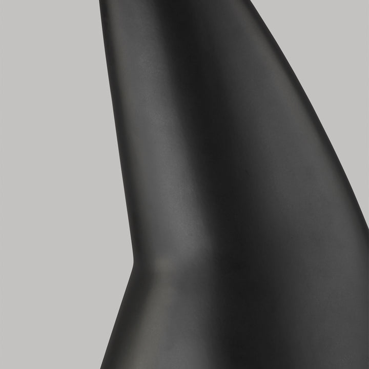 Visual Comfort Studio KT1231COL1 Contour One Light Table Lamp Lamp Black