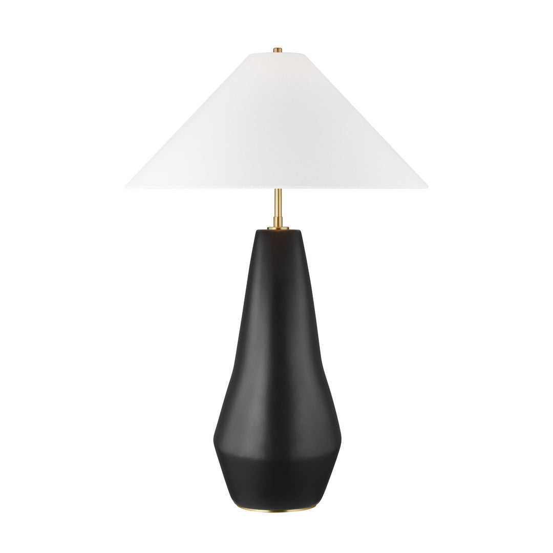 Visual Comfort Studio KT1231COL1 Contour One Light Table Lamp Lamp Black
