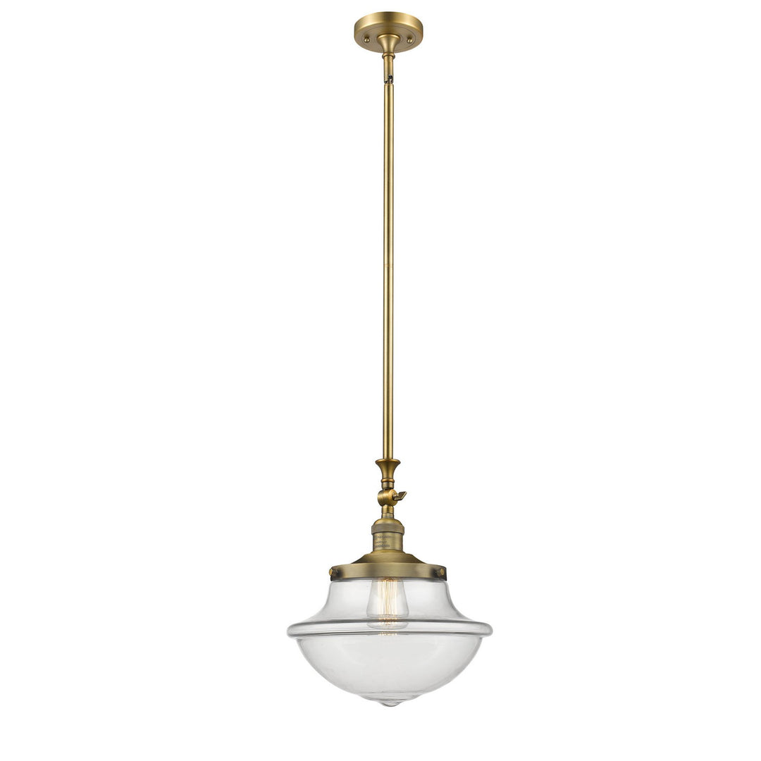 Innovations Franklin Restoration 206-BB-G542 Pendant Light - Brushed Brass
