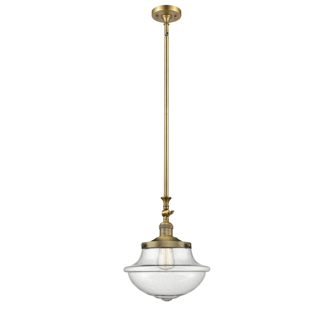 Innovations Franklin Restoration 206-BB-G544-LED Pendant Light - Brushed Brass