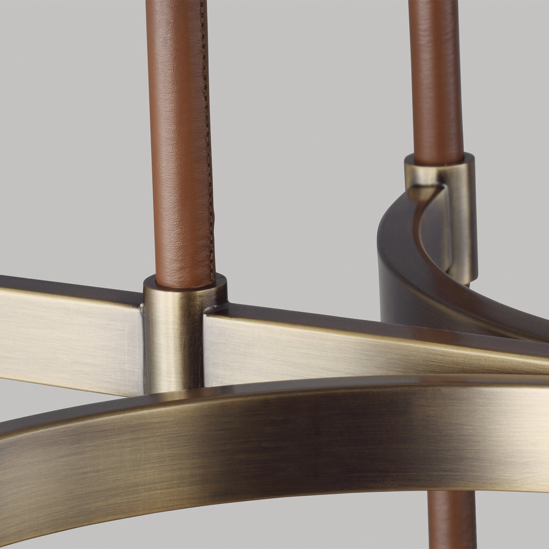 Visual Comfort Studio Katie LC1028TWB Pendant Light - Time Worn Brass