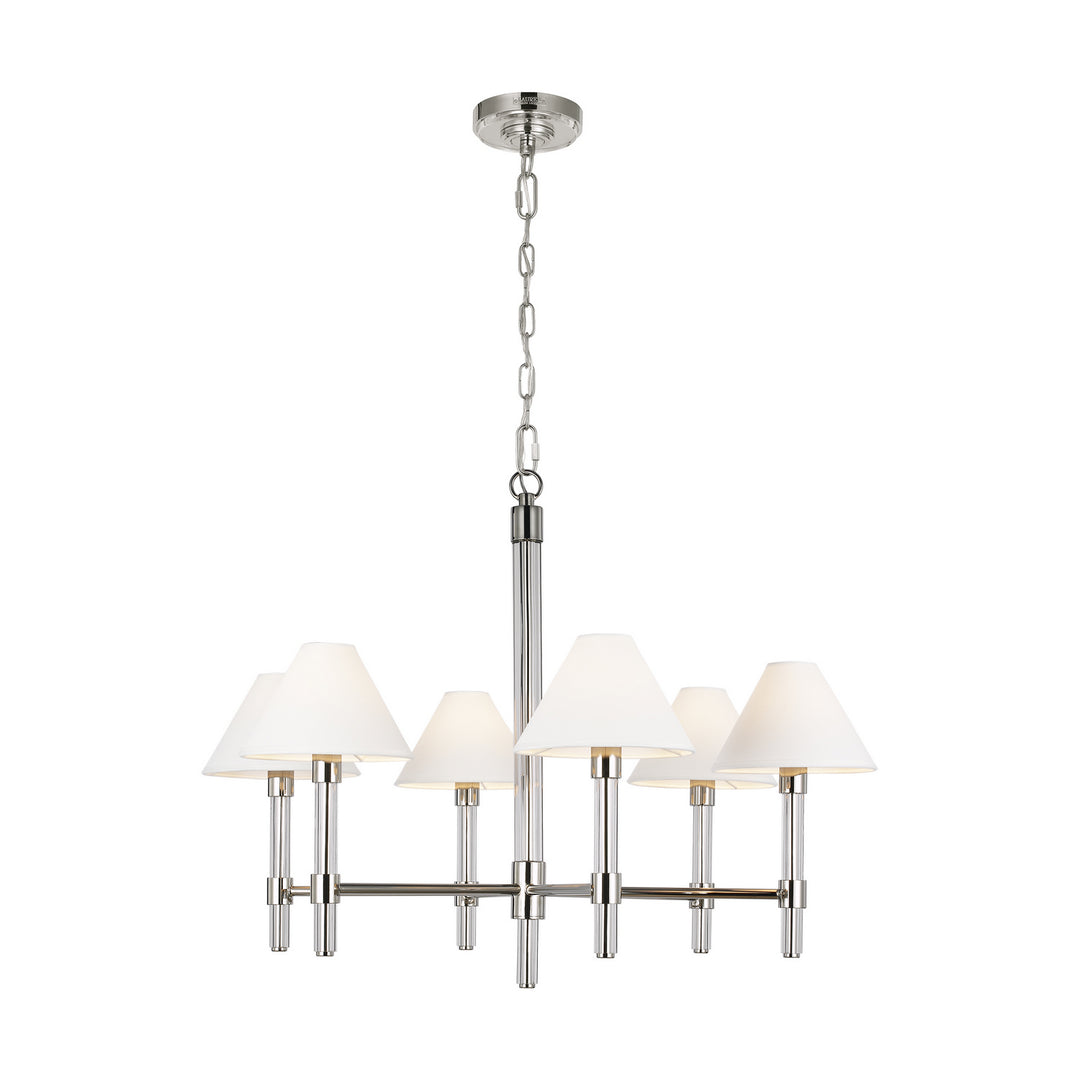Visual Comfort Studio Robert LC1076PN Chandelier Light - Polished Nickel