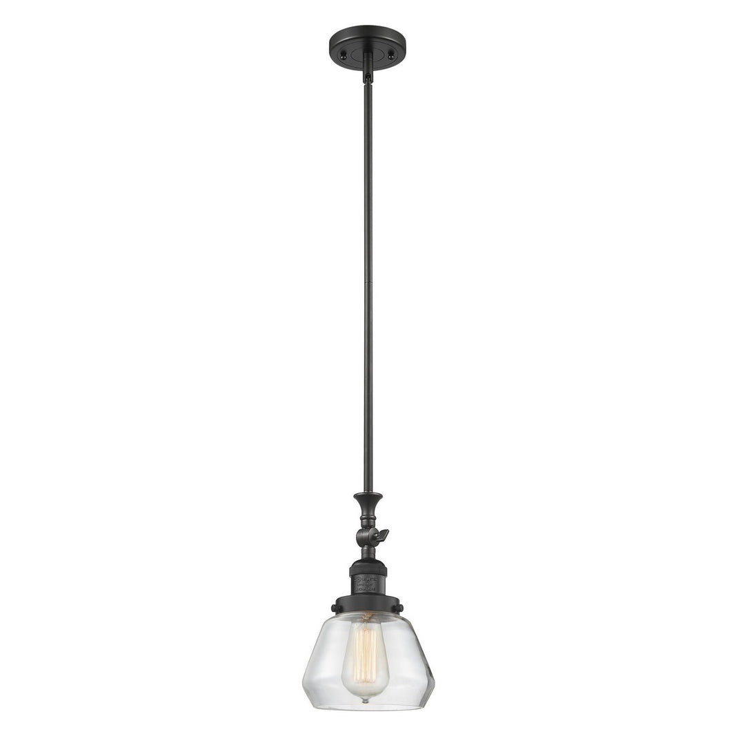 Innovations Franklin Restoration 206-BK-G172-LED Pendant Light - Matte Black