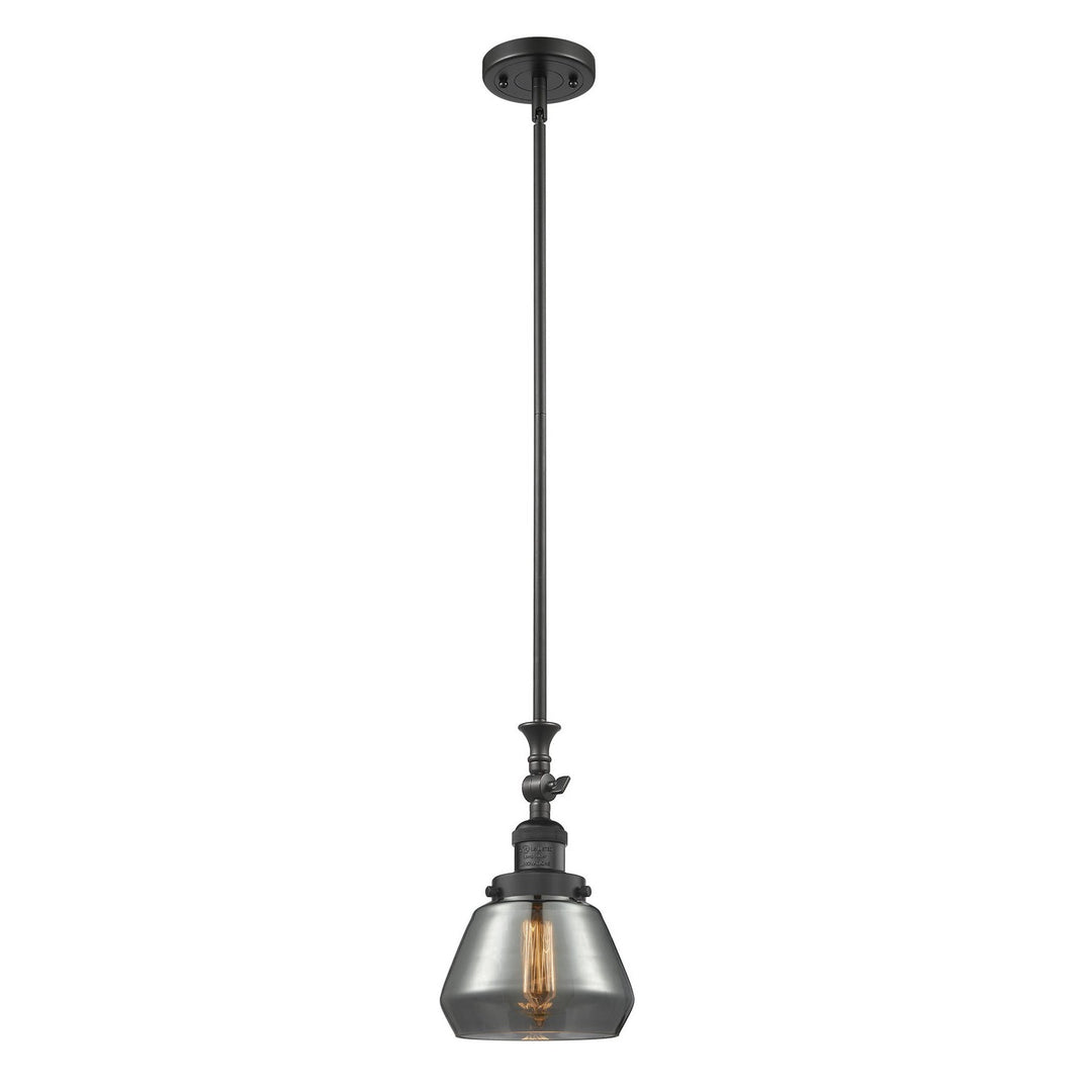 Innovations Franklin Restoration 206-BK-G173 Pendant Light - Matte Black