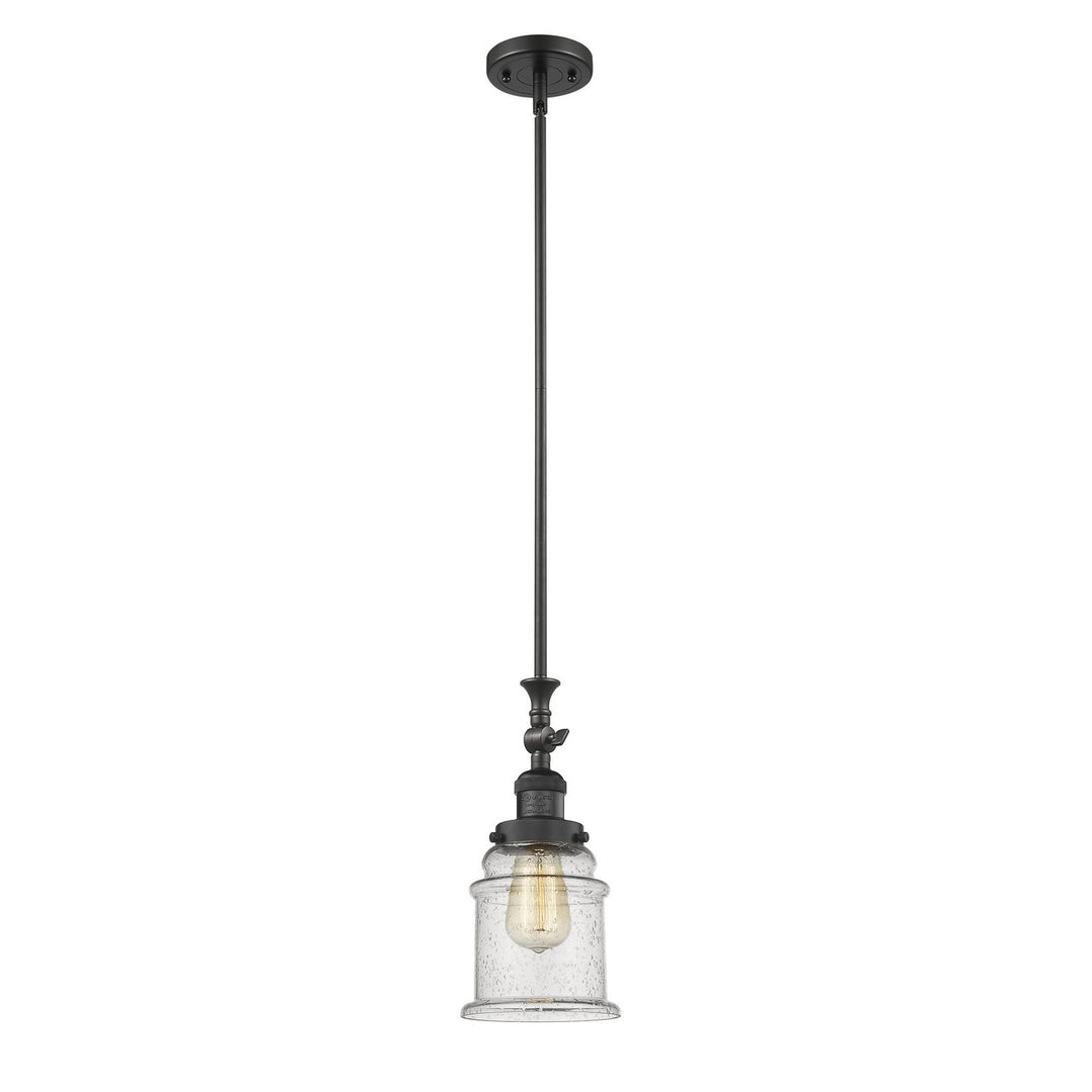 Innovations Franklin Restoration 206-BK-G184 Pendant Light - Matte Black
