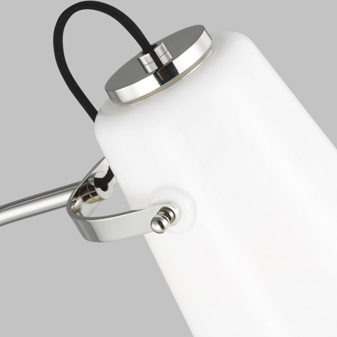 Visual Comfort Studio LT1001PN1 Hazel One Light Table Lamp Lamp Polished Nickel