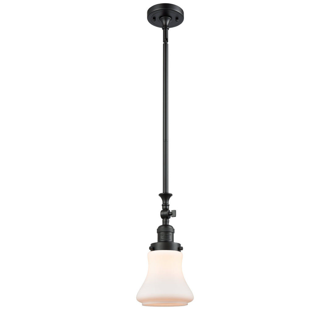 Innovations Franklin Restoration 206-BK-G191 Pendant Light - Matte Black