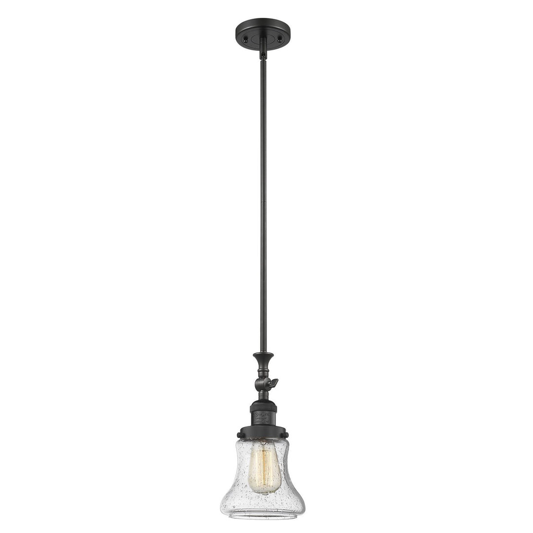 Innovations Franklin Restoration 206-BK-G194 Pendant Light - Matte Black