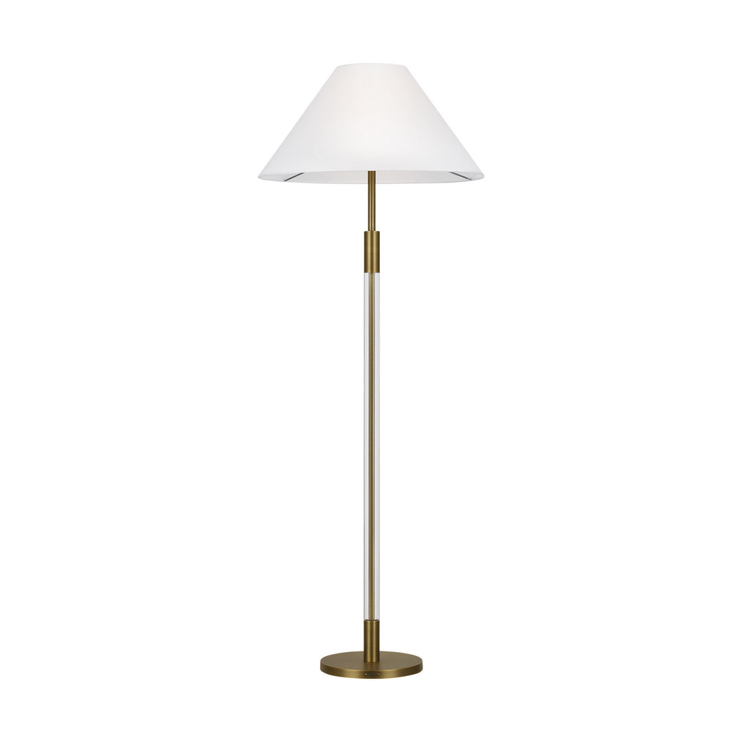 Visual Comfort Studio LT1051TWB1 Robert One Light Floor Lamp Lamp Brass