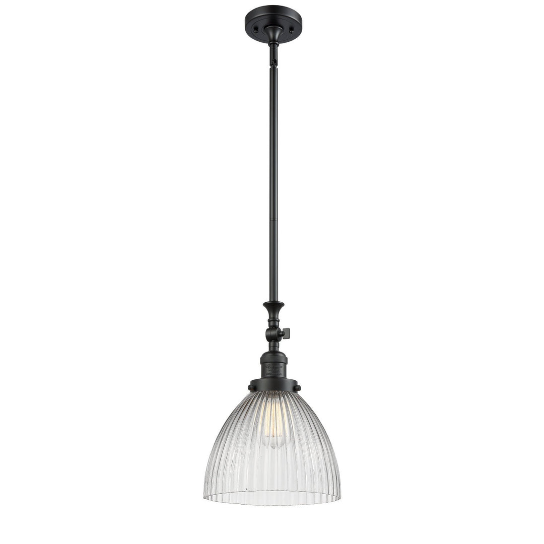Innovations Franklin Restoration 206-BK-G222-LED Pendant Light - Matte Black