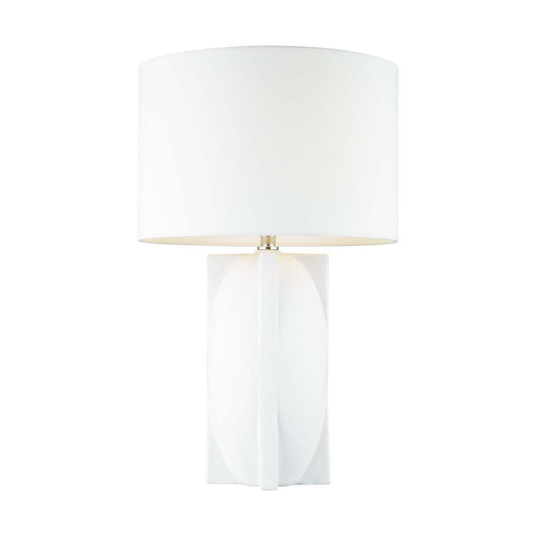 Visual Comfort Studio LT1081IVC1 William One Light Table Lamp Lamp White