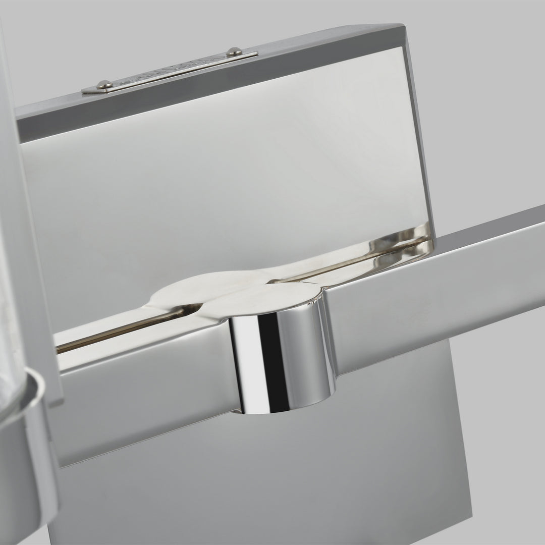 Visual Comfort Studio Flynn LV1012PN Bath Vanity Light 14 in. wide - Polished Nickel