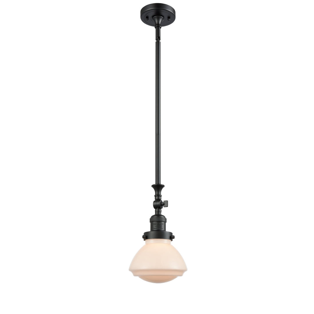Innovations Franklin Restoration 206-BK-G321 Pendant Light - Matte Black