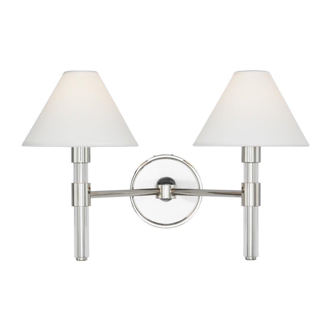 Visual Comfort Studio Robert LV1032PN Wall Light - Polished Nickel