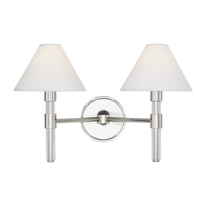 Visual Comfort Studio Robert LV1032PN Wall Light - Polished Nickel