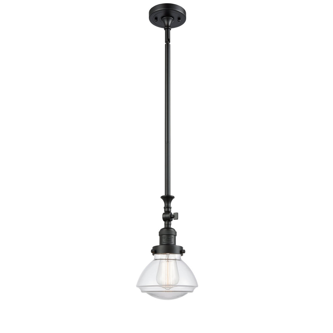 Innovations Franklin Restoration 206-BK-G322 Pendant Light - Matte Black