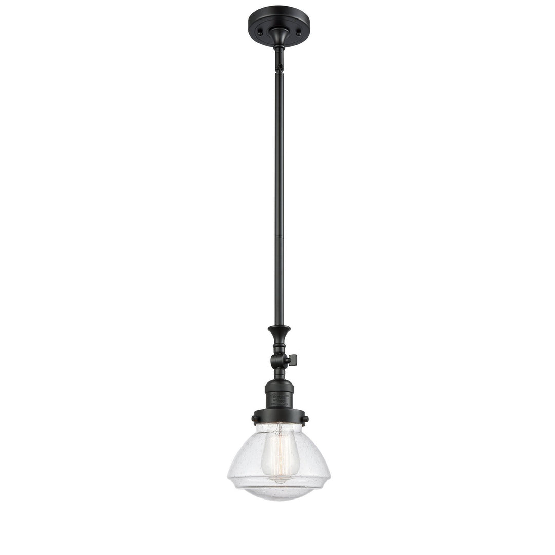 Innovations Franklin Restoration 206-BK-G324 Pendant Light - Matte Black