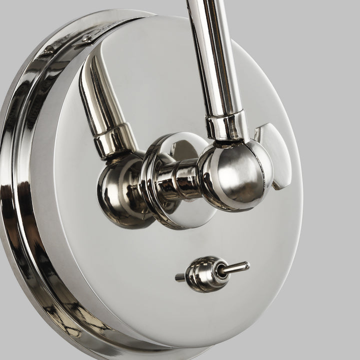 Visual Comfort Studio Hazel LW1001PN Wall Light - Polished Nickel