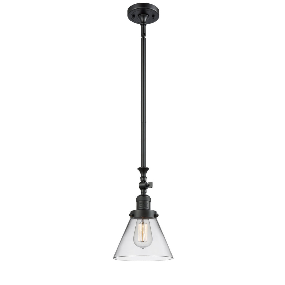 Innovations Franklin Restoration 206-BK-G42 Pendant Light - Matte Black