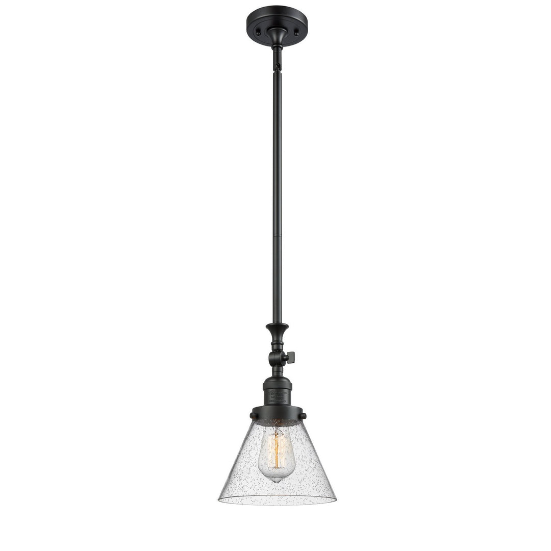 Innovations Franklin Restoration 206-BK-G44 Pendant Light - Matte Black
