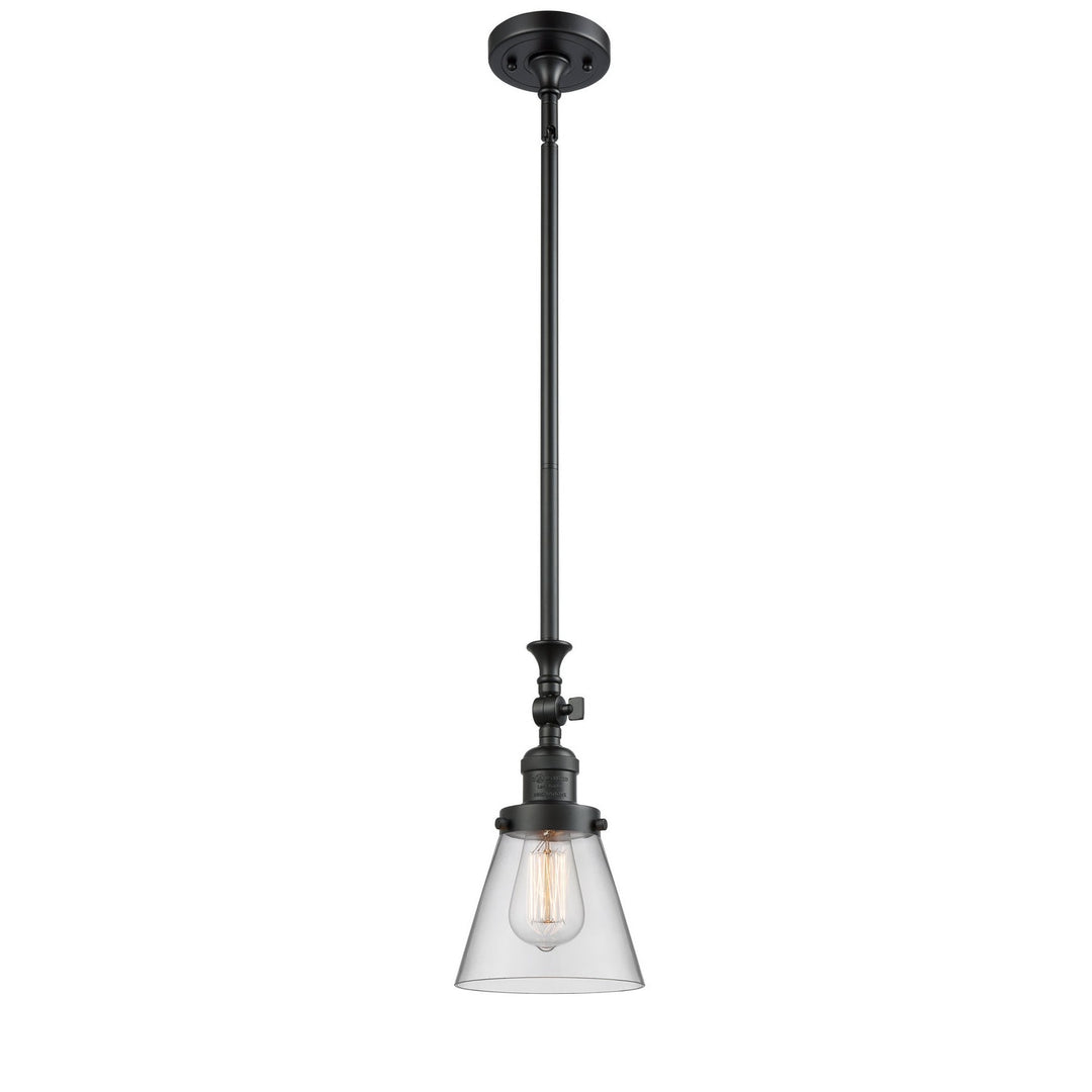 Innovations Franklin Restoration 206-BK-G62 Pendant Light - Matte Black