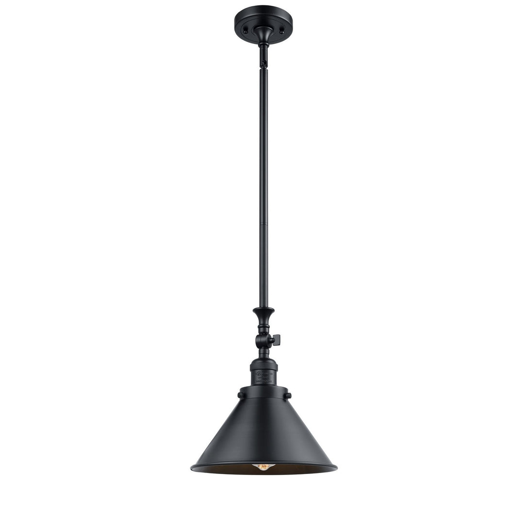 Innovations Franklin Restoration 206-BK-M10-BK-LED Pendant Light - Matte Black