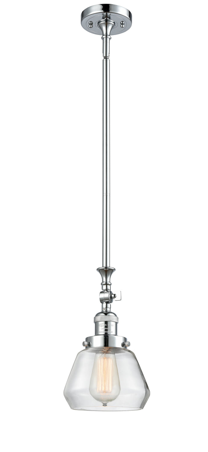 Innovations Franklin Restoration 206-PC-G172 Pendant Light - Polished Chrome