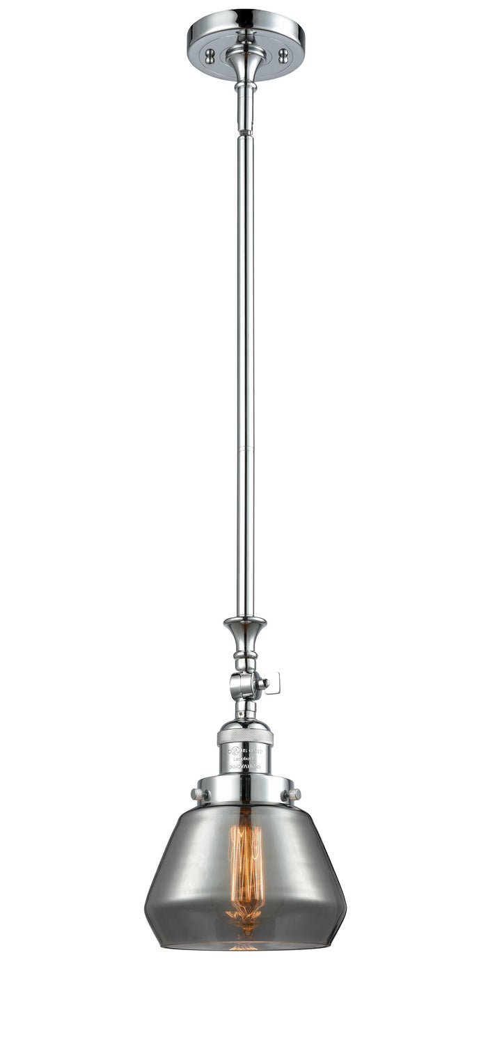 Innovations Franklin Restoration 206-PC-G173-LED Pendant Light - Polished Chrome