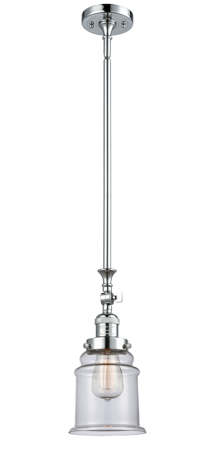Innovations Franklin Restoration 206-PC-G182-LED Pendant Light - Polished Chrome